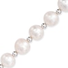 Thumbnail Image 1 of 7.5-8.0mm Freshwater Cultured Pearl Strand Bracelet in Sterling Silver-7.5"