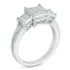 Thumbnail Image 2 of 1 CT. T.W. Diamond Three Stone Composite Engagement Ring in 10K White Gold