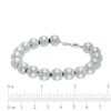 Thumbnail Image 2 of Bead Bracelet in Sterling Silver - 7.25"