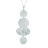 Thumbnail Image 1 of Graduated Disk Drop Pendant in Sterling Silver