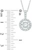 Thumbnail Image 2 of 5/8 CT. T.W. Diamond Circle Pendant in 14K White Gold