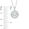 Thumbnail Image 2 of 7/8 CT. T.W. Diamond Circle Pendant in 14K White Gold