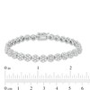 Thumbnail Image 1 of 5 CT. T.W. Diamond Flower Cluster Bracelet in 14K White Gold