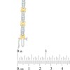 Thumbnail Image 2 of 1 CT. T.W. Diamond "X" Bracelet in 10K Two-Tone Gold