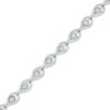 Thumbnail Image 1 of 1/10 CT. T.W. Diamond Fashion Bracelet in Sterling Silver