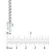 Thumbnail Image 2 of 1/4 CT. T.W. Diamond Tennis Bracelet in Sterling Silver - 7.25"