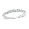 Thumbnail Image 1 of Diamond Accent Vintage-Style Cascading Band in 10K White Gold