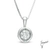 Thumbnail Image 1 of Sirena™ 1/4 CT. T.W. Diamond Energy Solitaire Pendant in 14K White Gold