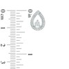 3/8 CT. T.W. Certified Canadian Diamond Teardrop Earrings in 14K White Gold (I/I2)