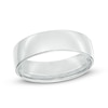 Thumbnail Image 0 of Men's 6.5mm Comfort Fit Wedding Band in 14K White Gold - Size 10