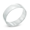 Thumbnail Image 1 of Men's 6.5mm Comfort Fit Wedding Band in 14K White Gold - Size 10