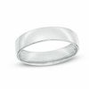 Thumbnail Image 1 of Men's 5.5mm Comfort Fit Wedding Band in 14K White Gold - Size 10