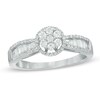 Thumbnail Image 1 of 1/2 CT. T.W. Composite Diamond Frame Ring in 10K White Gold