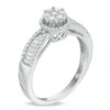 Thumbnail Image 2 of 1/2 CT. T.W. Composite Diamond Frame Ring in 10K White Gold