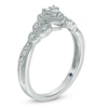 Thumbnail Image 1 of Cherished Promise Collection™ 1/10 CT. T.W. Diamond Heart Promise Ring in 10K White Gold