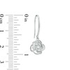 Unstoppable Love™ 1/8 CT. T.W. Diamond Whirlwind Drop Earrings in Sterling Silver