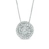 Thumbnail Image 1 of 1/2 CT. T.W. Diamond Swirl Pendant in 14K White Gold