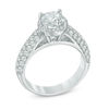 Thumbnail Image 1 of 2-1/2 CT. T.W. Certified Diamond Frame Engagement Ring in 14K White Gold (I/I2)