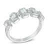 Thumbnail Image 1 of 3/8 CT. T.W. Baguette Diamond Vintage-Style Five Stone Anniversary Band in 14K White Gold
