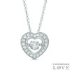 Thumbnail Image 0 of 1/5 CT. T.W. Diamond Heart Pendant in 10K White Gold