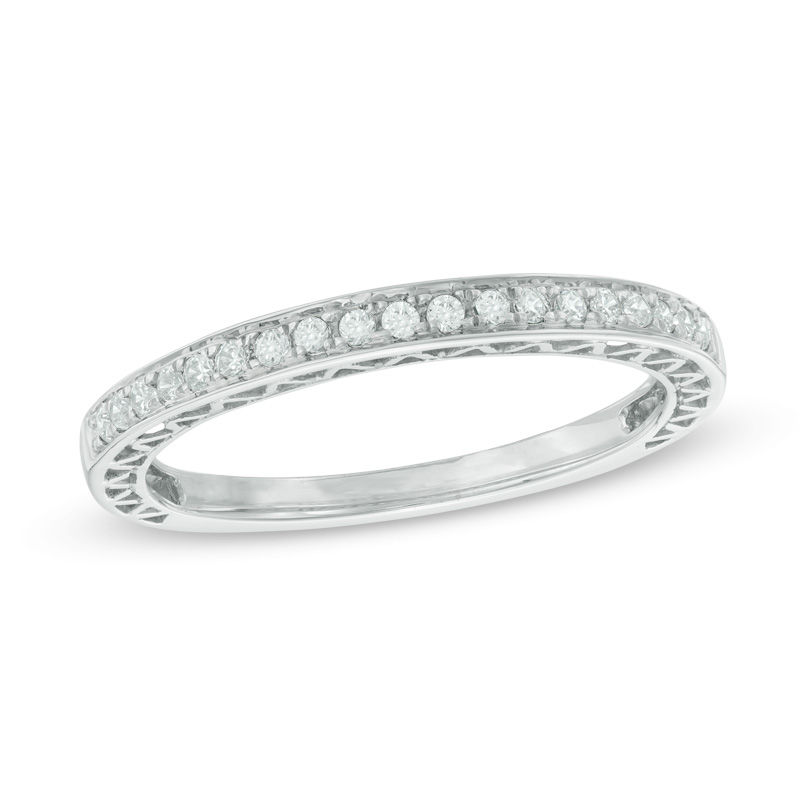 1/6 CT. T.W. Diamond Anniversary Band in 10K White Gold