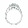 Thumbnail Image 3 of 1-3/4 CT. T.W. Certified Radiant-Cut Diamond Frame Bridal Set in 14K White Gold (I/I2)