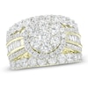 Thumbnail Image 0 of 4 CT. T.W. Composite Diamond Frame Engagement Ring in 14K Gold