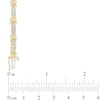 Thumbnail Image 1 of 1 CT. T.W. Diamond "X" Bracelet in 10K Gold