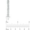 Thumbnail Image 2 of 2 CT. T.W. Diamond "X" Bracelet in 10K White Gold