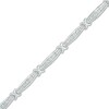 Thumbnail Image 1 of 1/2 CT. T.W. Diamond "X" Bracelet in 10K White Gold