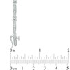 Thumbnail Image 2 of 1/2 CT. T.W. Diamond "X" Bracelet in 10K White Gold
