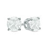 Thumbnail Image 1 of 1 CT. T.W. Diamond Solitaire Stud Earrings in 14K White Gold