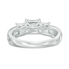 Thumbnail Image 3 of 1 CT. T.W. Princess-Cut Diamond Past Present Future® Miracle Engagement Ring in 10K White Gold