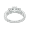 Thumbnail Image 2 of 1 CT. T.W. Diamond Past Present Future® Miracle Engagement Ring in 10K White Gold