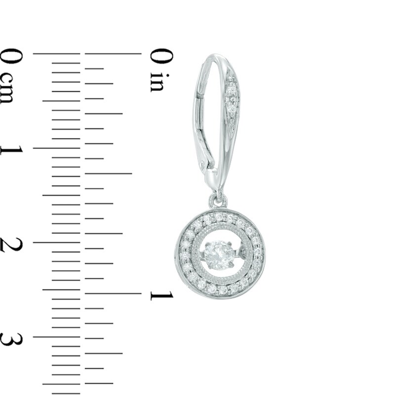 Unstoppable Love™ 1/2 CT. T.W. Diamond Frame Drop Earrings in 10K White Gold
