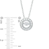 Thumbnail Image 1 of 1/2 CT. T.W. Diamond Vintage-Style Circle Pendant in 14K White Gold