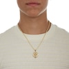 Thumbnail Image 2 of Diamond-Cut Tiger Head Charm in Solid 10K Gold