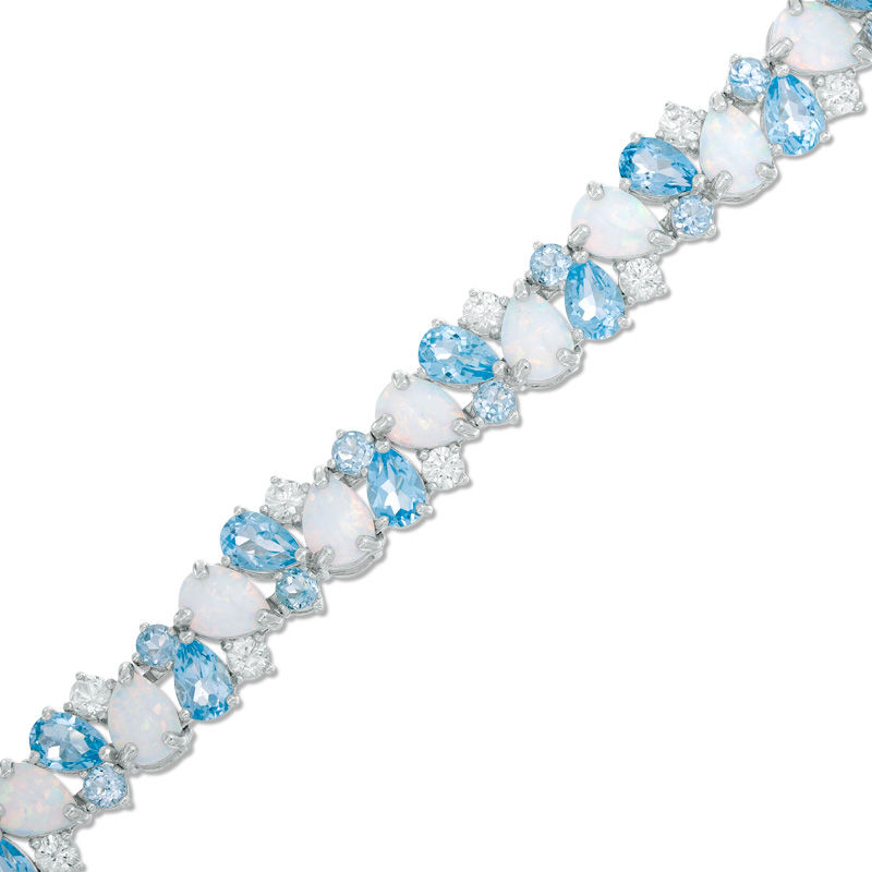 Blue topaz deals bracelets