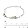 Thumbnail Image 3 of Bead Lariat Necklace and Bracelet Set in Two-Tone Sterling Silver with Black Ruthenium