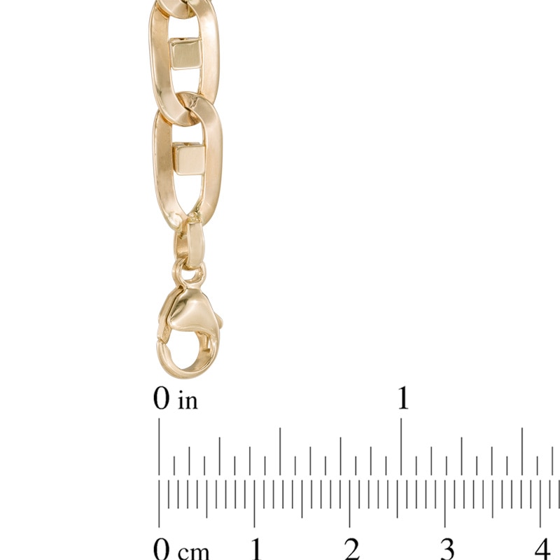 Men's 6.8mm Mariner Chain Bracelet in 14K Gold - 8.5"
