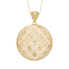 Thumbnail Image 1 of Round Lattice Pendant in 10K Gold