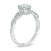 Thumbnail Image 1 of 7/8 CT. T.W. Diamond Twist Engagement Ring in 10K White Gold
