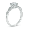 Thumbnail Image 2 of 7/8 CT. T.W. Diamond Twist Engagement Ring in 10K White Gold