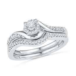 ブライダンセット 1-1/2 CT. T.W. Princess-Cut Diamond Frame Vintage-Style