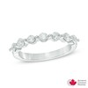 Thumbnail Image 0 of 3/4 CT. T.W. Certified Canadian Diamond Seven Stone Anniversary Band in 14K White Gold (I/I2)