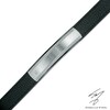 Thumbnail Image 1 of Diamond Accent ID Leather Bracelet in Stainless Steel - 8.5"