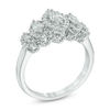 1 CT. T.W. Marquise Diamond Frame Five Stone Anniversary Ring in 14K White Gold