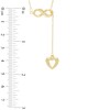 Thumbnail Image 2 of Heart and Infinity Lariat Necklace in 10K Gold