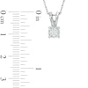 Thumbnail Image 1 of 1/4 CT. T.W. Diamond Solitaire Pendant and Earrings Set in 10K White Gold