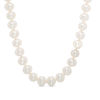 Thumbnail Image 0 of 8.0 - 10.0mm Cultured Freshwater Pearl Strand Necklace with 14K Gold Clasp